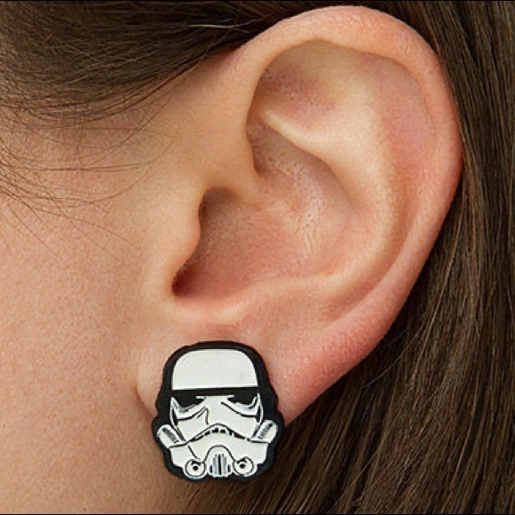 Star Wars Jewelry - Star Wars Stormtrooper Stud Earrings